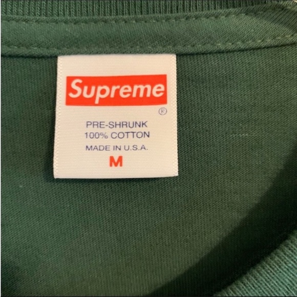 Supreme Spitfire SS18 Classic Swirl Tee in Dark Green Authentic NWOT - Picture 9 of 10